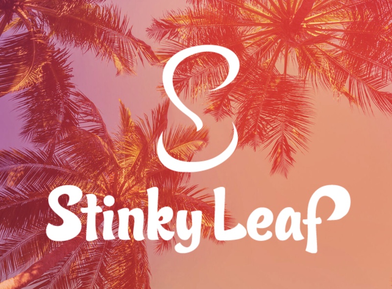 Stinky Leaf Palm Trees Logo