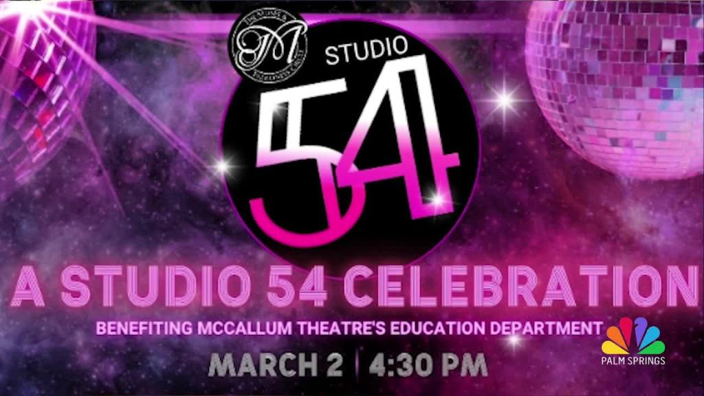 Studio 54 Celebration Benefiting McCallum’s Education Programs