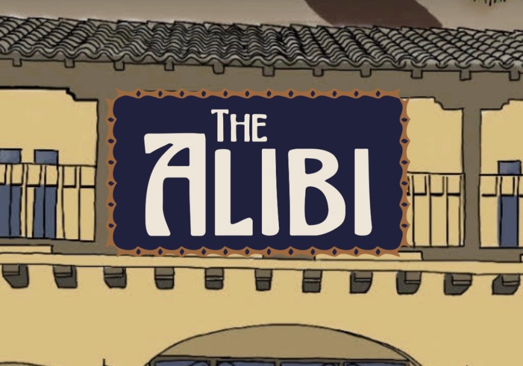 The Alibi Illustration Exterior