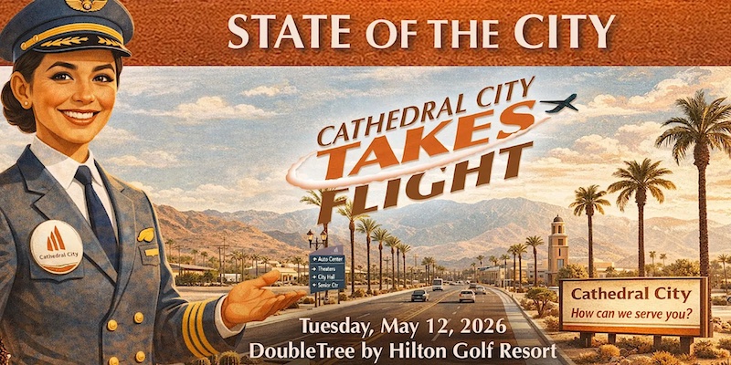 Cathedral City Takes Flight