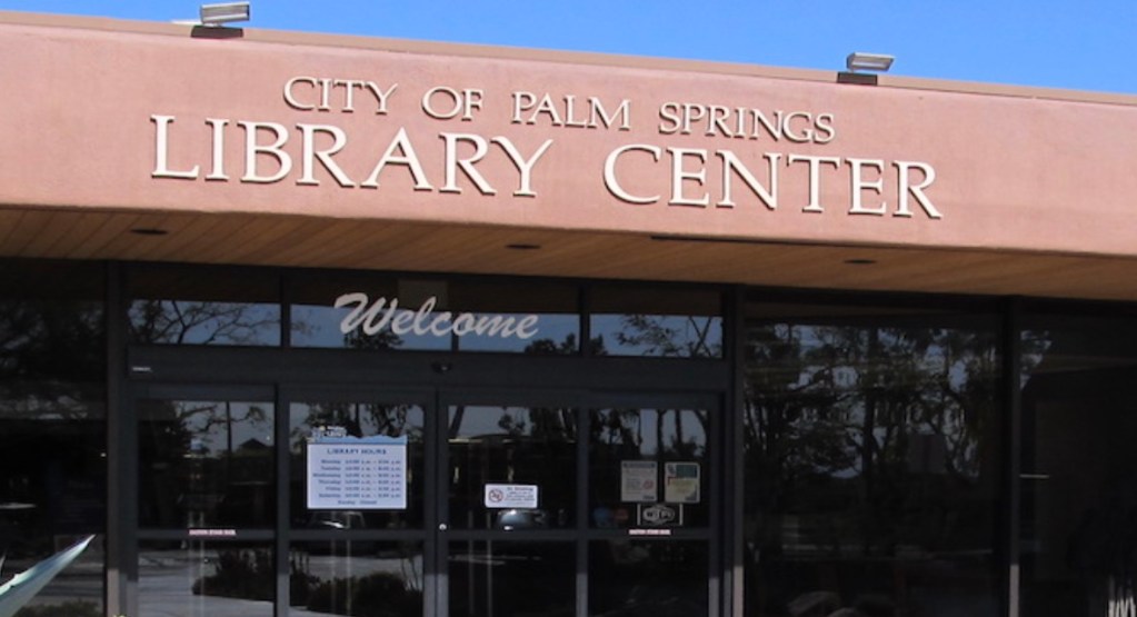 Palm Springs Public Library Center Entrance