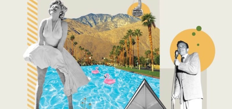 Palm Springs Collage Barbara Gibson