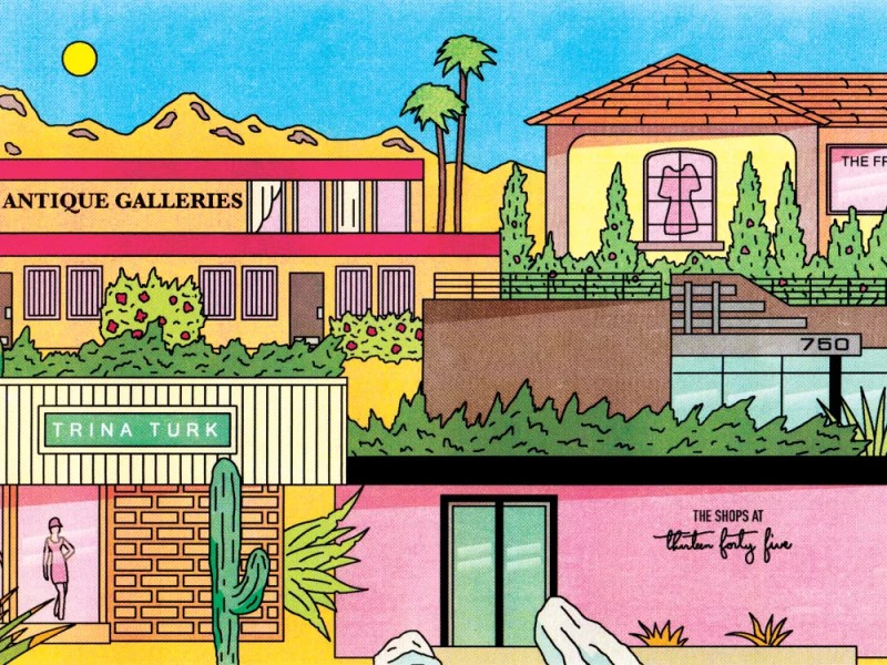 George Wylesol LA Times Palm Springs Shopping Article 2023