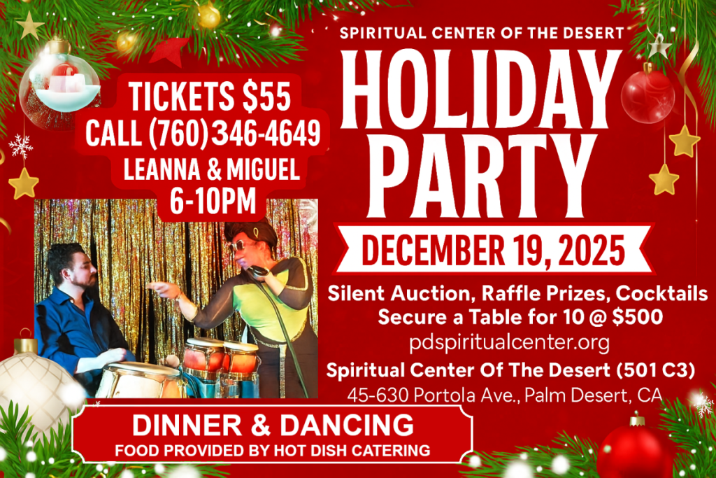 Spiritual Center of the Desert Presents Holiday Party