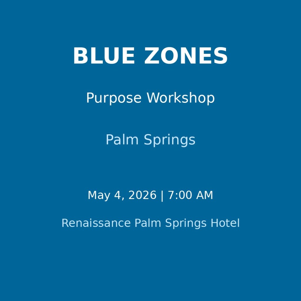 Blue Zones Project Purpose Workshop at Convergence Summit in Palm Springs