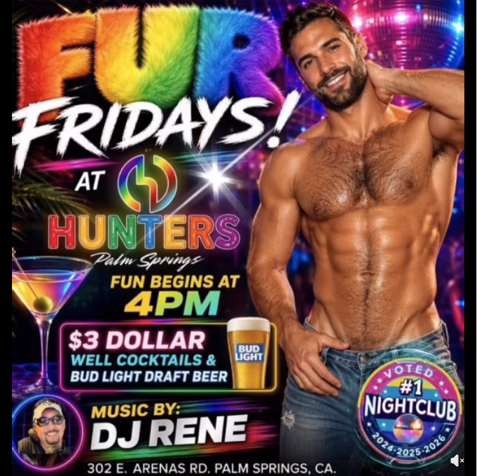 Fur Fridays at Hunters Palm Springs