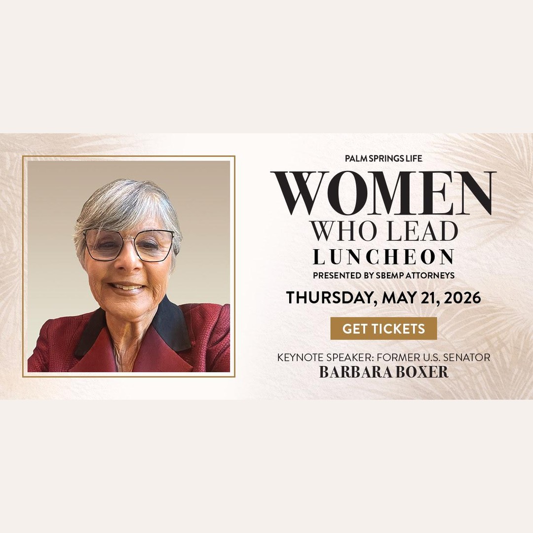 Women Who Lead Luncheon featuring Barbara Boxer