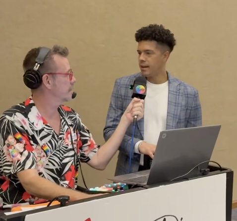 John Taylor and Brandon Wolf at the 2026 Harvey Milk Diversity Breakfast