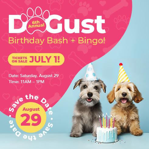 6th Annual Dogust Birthday Bash + Bingo