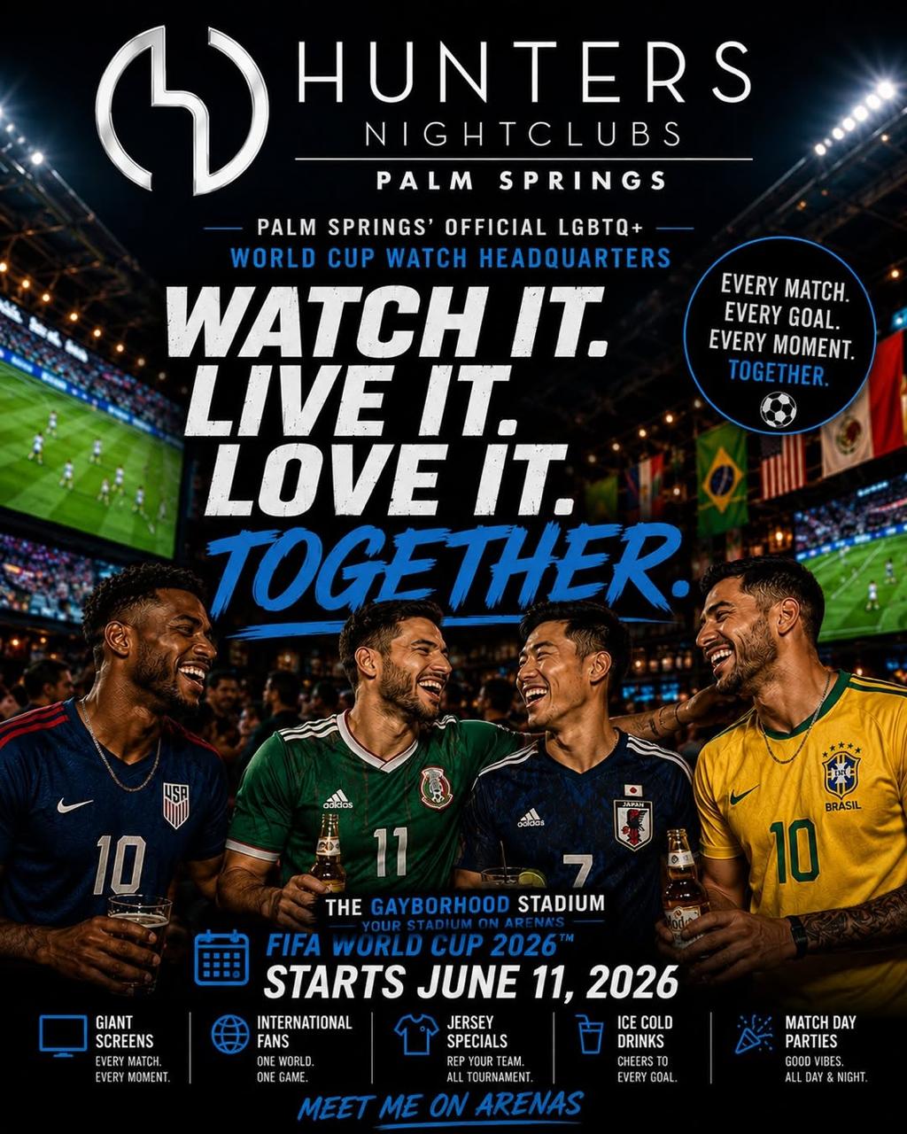 Hunters Palm Springs World Cup 2026 Watch Headquarters