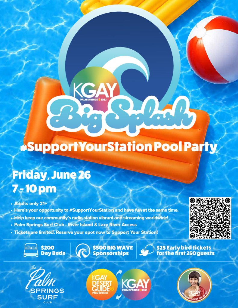 KGAY Big Splash Pool Party 2026