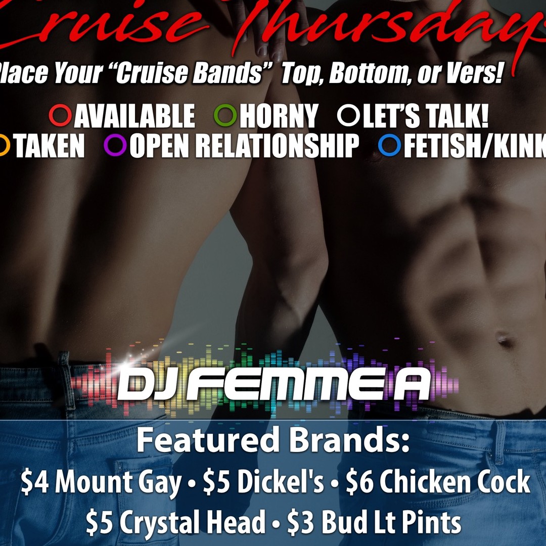 CRUISE THURSDAYS at Dick's on Arenas